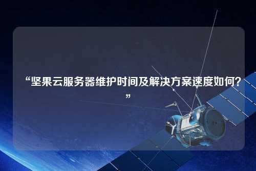 “堅(jiān)果云服務(wù)器維護(hù)時(shí)間及解決方案速度如何？”