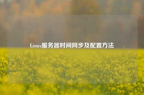 Linux服務器時間同步及配置方法