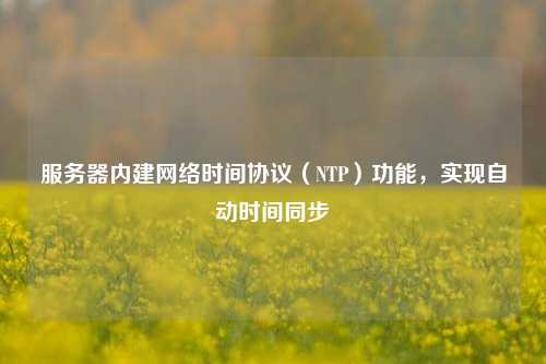 服務(wù)器內(nèi)建網(wǎng)絡(luò)時(shí)間協(xié)議（NTP）功能，實(shí)現(xiàn)自動(dòng)時(shí)間同步